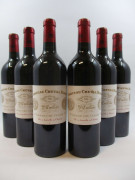 6 bouteilles CHÂTEAU CHEVAL BLANC 2006 1er GCC (A) Saint Emilion (étiquettes fanées)