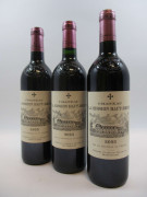 12 bouteilles CHÂTEAU LA MISSION HAUT BRION 2003 CC Pessac Léognan (dont 2 accrocs sur étiquettes)