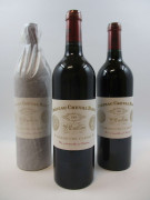 3 bouteilles CHÂTEAU CHEVAL BLANC 2008 1er GCC (A) Saint Emilion