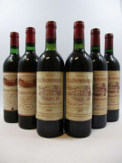 6 bouteilles 2 bts : CHÂTEAU SOUTARD 1982 GCC Saint Emilion (base goulot, étiquettes sales, déchirées)