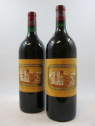 2 magnums CHÂTEAU DUCRU BEAUCAILLOU 1986 2è GC Saint Julien (étiquettes léger tachées)