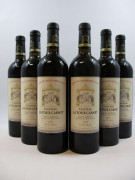 6 bouteilles CHÂTEAU LA TOUR CARNET 2000 5è GC Haut Médoc (base goulot