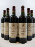 6 bouteilles CHÂTEAU LASCOMBES 1997 2è GC Margaux (étiquettes léger tachées)