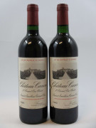 2 bouteilles CHÂTEAU CANON 1990 1er GCC (B) Saint Emilion (1 base goulot