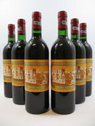 6 bouteilles CHÂTEAU DUCRU BEAUCAILLOU 1983 2è GC Saint Julien (1 base goulot)