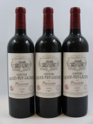 3 bouteilles CHÂTEAU GRAND PUY LACOSTE 2005 5è GC Pauillac
