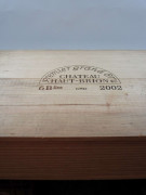 6 bouteilles CHÂTEAU HAUT BRION 2002 1er GC Pessac Léognan Caisse bois d'origine