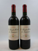 6 bouteilles HAUT MEDOC DE GISCOURS 1999 (étiquettes léger tachées)