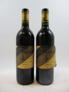 12 bouteilles CHÂTEAU LA TOUR MARTILLAC 1990 CC Pessac Léognan (étiquettes abimées, décollées