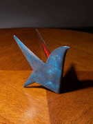 Gio PONTI (1891 - 1979) «Uccello» – Circa 1950 Email sur cuivre