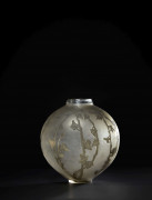 René LALIQUE (1860 - 1945) Important vase "Grande boule lierre" - Circa 1912