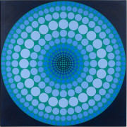 Victor VASARELY (1906 - 1997) ARA - 1977 Acrylique sur toile