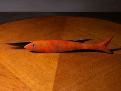 Gio PONTI (1891 - 1979) «Pesce» – Circa 1950 Email sur cuivre