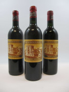 9 bouteilles CHÂTEAU DUCRU BEAUCAILLOU 1977 2è GC Saint Julien (8 base goulot