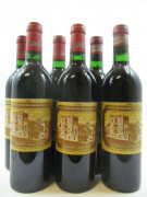 6 bouteilles CHÂTEAU DUCRU BEAUCAILLOU 1980 2è GC Saint Julien (étiquettes léger abimées