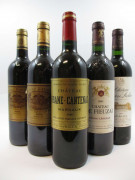 10 bouteilles 1 bt : CHÂTEAU BATAILLEY 2003 5è GC Pauillac (étiquettes fanées)