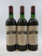 3 bouteilles CHÂTEAU CANON 1967 1er GCC (B) Saint Emilion (2 légèrement bas