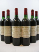 6 bouteilles CHÂTEAU CHEVAL BLANC 1983 1er GCC (A) Saint Emilion (1 mi épaule