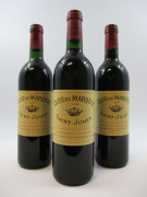 6 bouteilles CLOS DU MARQUIS 1996 Saint Julien (étiquettes fanées
