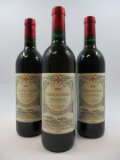 9 bouteilles CHÂTEAU GAZIN 1992 Pomerol