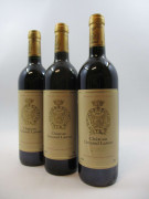 3 bouteilles CHÂTEAU GRUAUD LAROSE 1997 2è GC Saint Julien (2 étiquettes froissées)