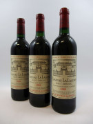 6 bouteilles CHÂTEAU LA LAGUNE 1995 3è GC Haut Médoc (base goulot