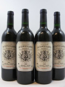 4 bouteilles CHÂTEAU LA CONSEILLANTE 1993 Pomerol (étiquettes léger tachées)