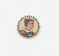 Broche ronde