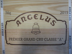 3 magnums CHÂTEAU ANGELUS 2015 1er GCC (A) Saint Emilion Caisse bois d'origine cerclée