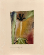 Paul KLEE 1879 - 1940 Kleiner Baum - 1919 Huile et encre sur toile contrecollée sur carton