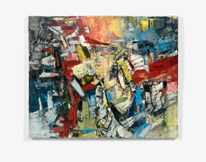 Jean-Paul RIOPELLE (1923 - 2002) SANS TITRE - Circa 1956 Huile sur toile