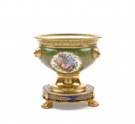 CORPS DE SUCRIER EN PORCELAINE DE PARIS D'ÉPOQUE LOUIS-PHILIPPE DE LA MANUFACTURE DE FEUILLET