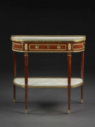 CONSOLE DESSERTE D'ÉPOQUE LOUIS XVI Estampille de Mathieu-Guillaume Cramer