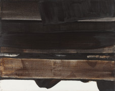 Pierre SOULAGES (Né en 1919) PEINTURE 15.5.75, 73 x 92 CM - 1975 Huile sur toile