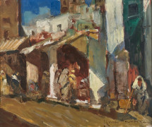 <b>José CRUZ HERRERA</b> 1890 - 1972<br/>Le souk