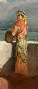 <b>Benjamin CONSTANT</b> 1845 - 1902<br/>La joueuse de tambourin