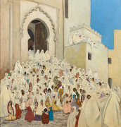 <b>Marguerite BARRIÈRE PREVOST</b> 1887-1981<br/>Fête des enfants à Salé – 1928