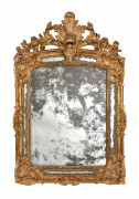 MIROIR À PARECLOSES D'ÉPOQUE LOUIS XV