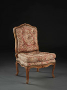 CHAISE À LA REINE D'ÉPOQUE LOUIS XV Estampille de Jean-Baptiste Meunier