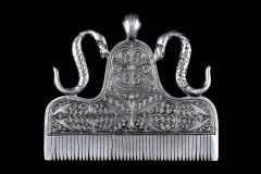 <b>PEIGNE EN ARGENT</b> <br/>Maroc, 20e siècle