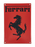 FERRARI  Plaque émaillée