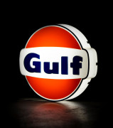 GULF  Enseigne lumineuse