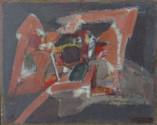 Albert BITRAN (Né en 1931) SANS TITRE - 1970-74 Huile sur toile