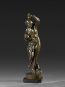 James PRADIER Genève, 1790 - Bougival, 1852 Danseuse aux calebasses Bronze à patine brun-vert