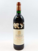 1 bouteille CHÂTEAU MOUTON ROTHSCHILD 1986 1er GC Pauillac (étiquette léger abimée