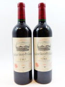 7 bouteilles CHÂTEAU GRAND PUY LACOSTE 2000 5è GC Pauillac (étiquettes tachées)