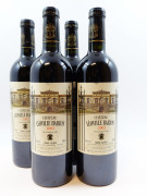 4 bouteilles CHÂTEAU LEOVILLE BARTON 2002 2è GC Saint Julien (étiquettes léger abimées)