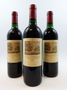 6 bouteilles CHÂTEAU DUHART MILON 1985 4è GC Pauillac (1 base goulot