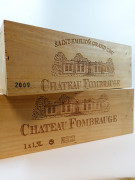 2 magnums CHÂTEAU FOMBRAUGE 2009 GC Saint Emilion Caisse bois d'origine individuelle