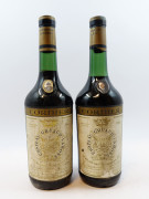 2 bouteilles CHÂTEAU GRUAUD LAROSE 1966 2è GC Saint Julien (1 à 3,5 cm et 1 à 5cm, étiquettes abimées, léger déchirées